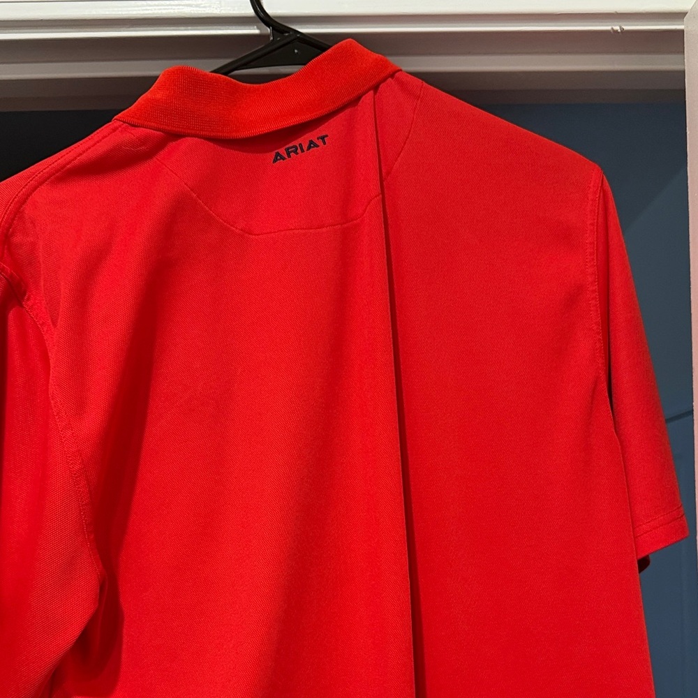 Red Polo Shirt by Ariat - Picture 4 of 4